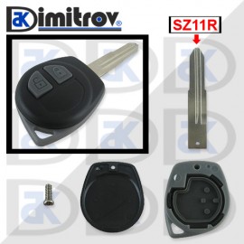 Кутийка ключ 2 бутона Fiat Opel Suzuki